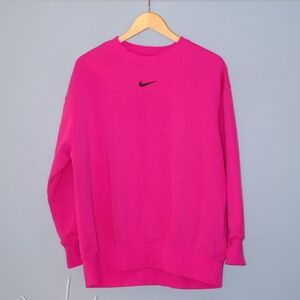 Nike Sportswear Phoenix Fleece Over-Oversized Crewneck Sweatshirt - Pink